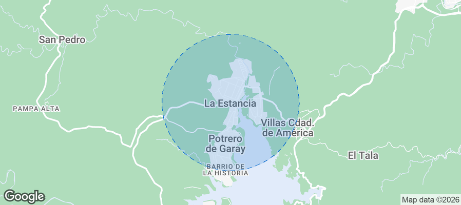 Map of Airbnb listings in La Estancia