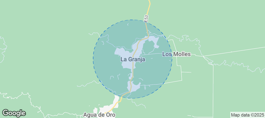 Map of Airbnb listings in Municipio de La Granja