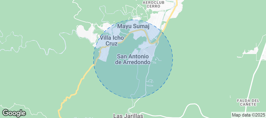 Map of Airbnb listings in San Antonio de Arredondo