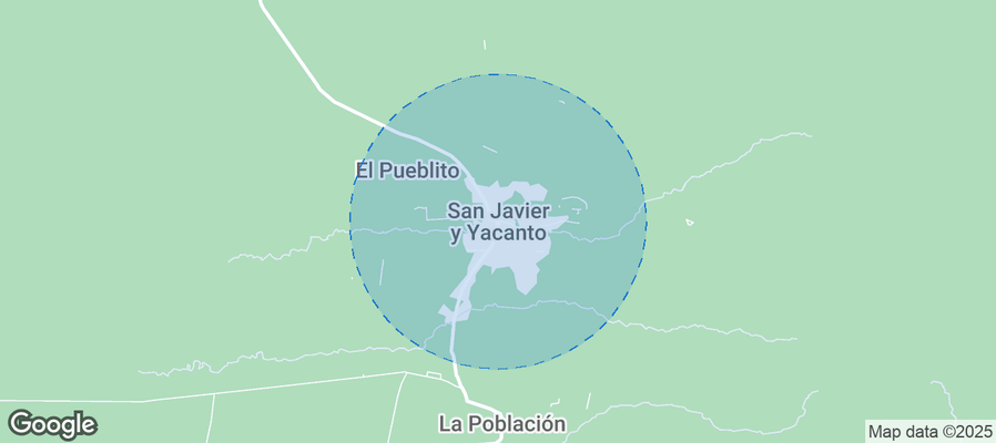 Map of Airbnb listings in San Javier
