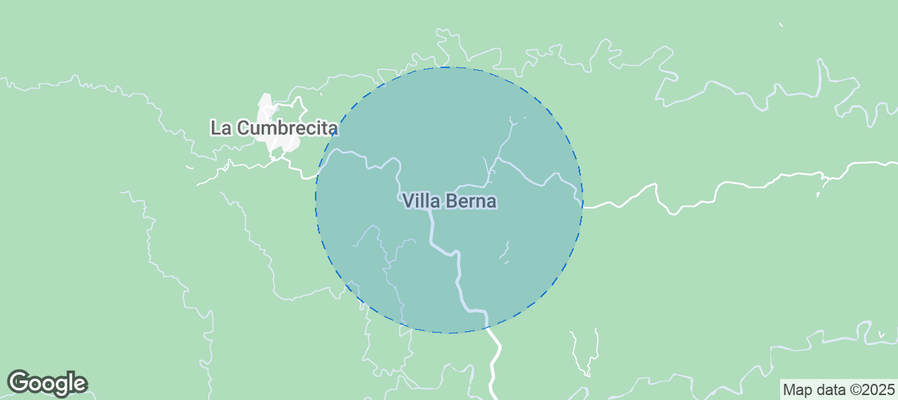 Map of Airbnb listings in Villa Berna