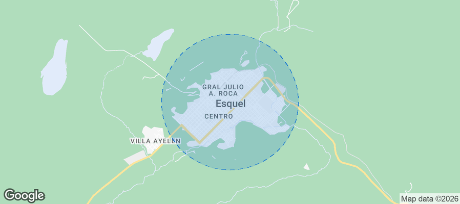Esquel Airbnb map