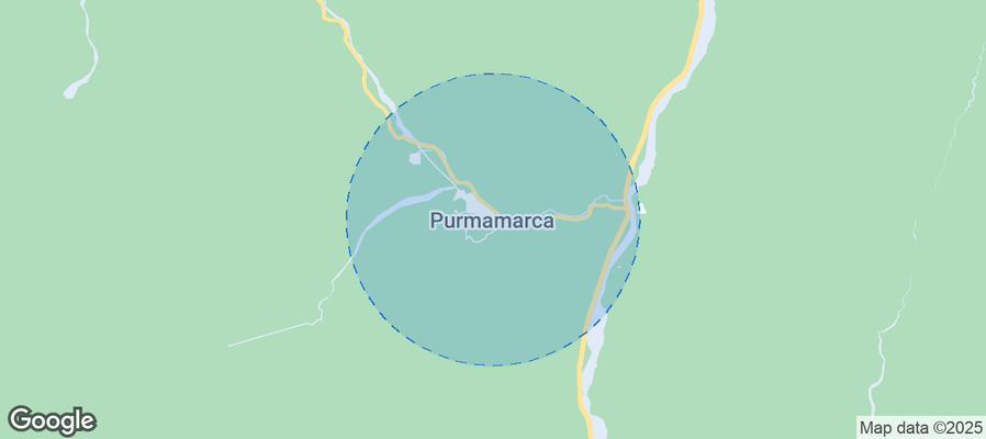 Map of Airbnb listings in Municipio de Purmamarca