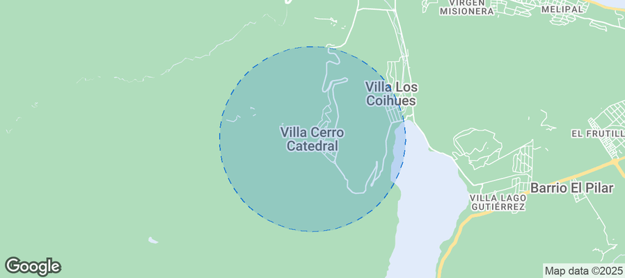 Map of Airbnb listings in Villa Catedral