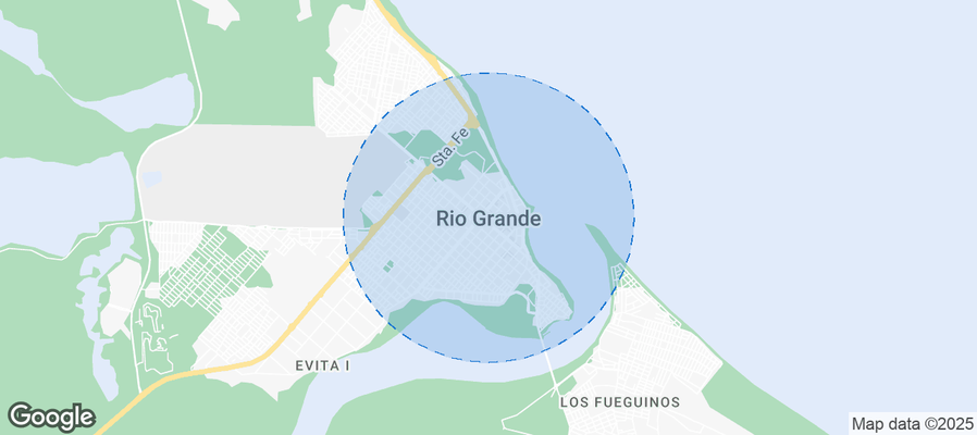 Map of Airbnb listings in Rio Grande