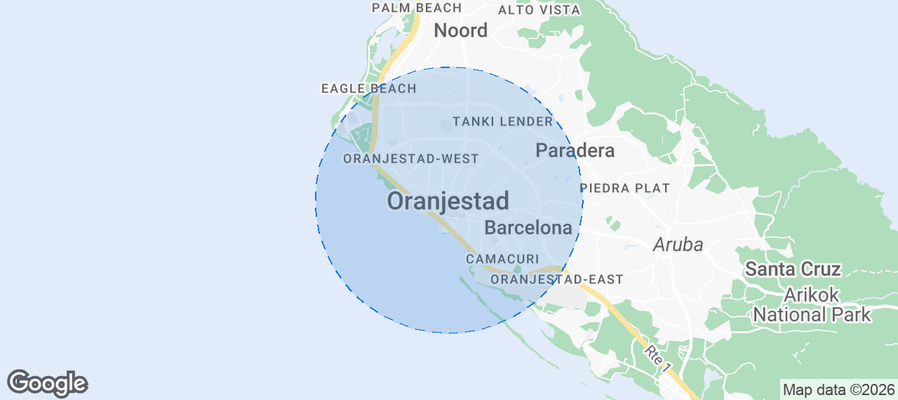 Oranjestad Airbnb map