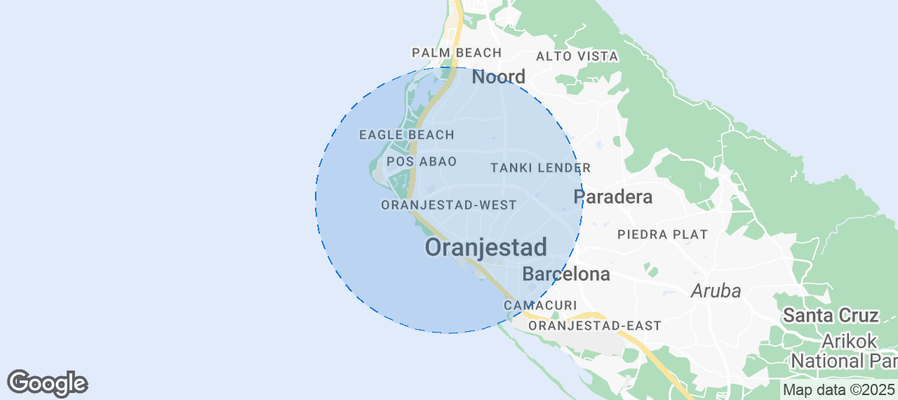 Oranjestad-West Airbnb map