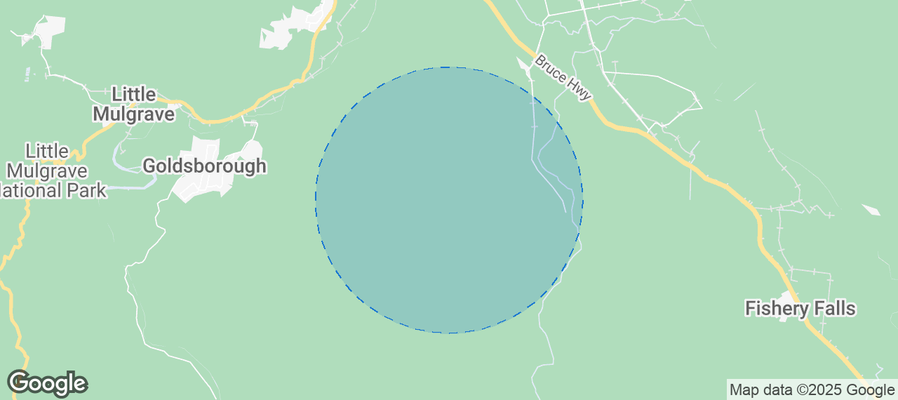 Map of Airbnb listings in Cairns Regional