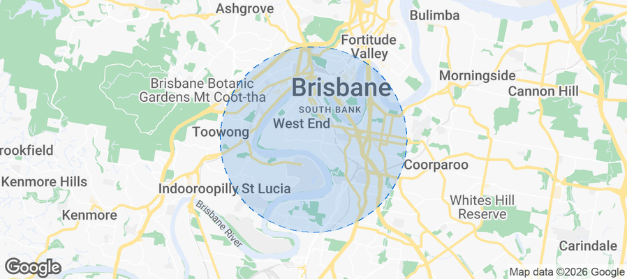 Map of Airbnb listings in Highgate Hill