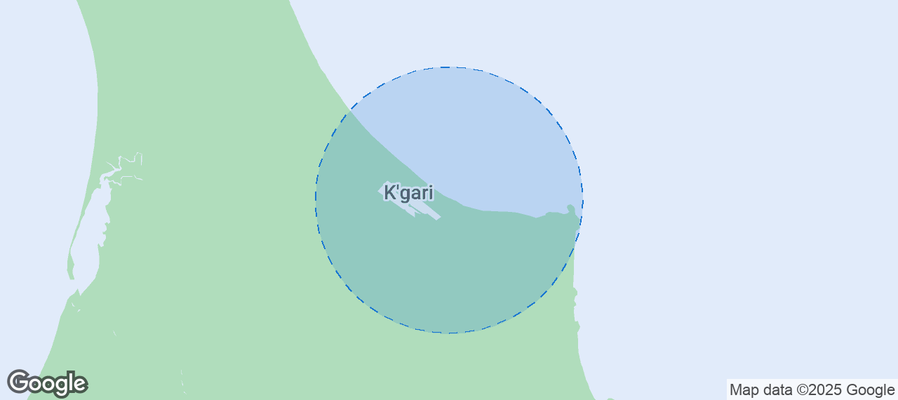 Map of Airbnb listings in Orchid Beach