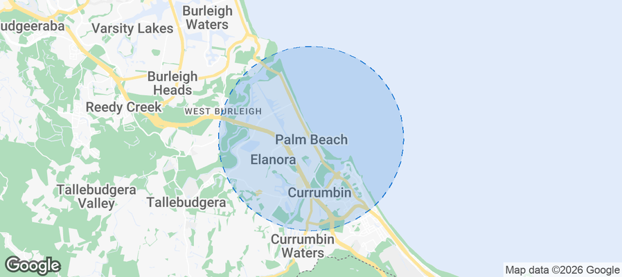 Map of Airbnb listings in Palm Beach