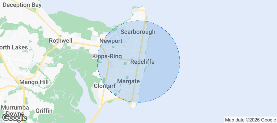 Redcliffe Airbnb map