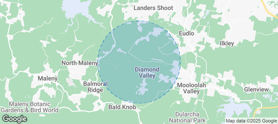 Map of Airbnb listings in Sunshine Coast Regional