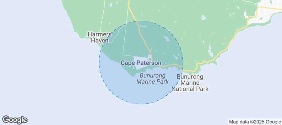 Map of Airbnb listings in Cape Paterson