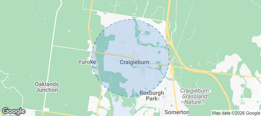 Craigieburn Airbnb map