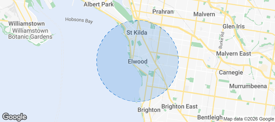 Elwood Airbnb map