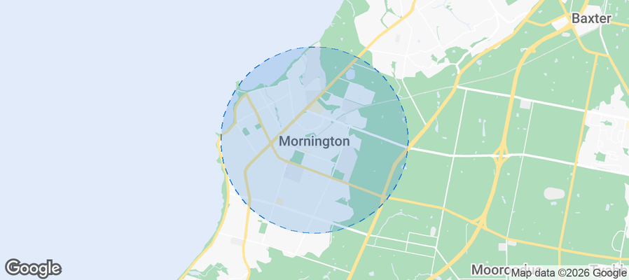 Mornington Airbnb map