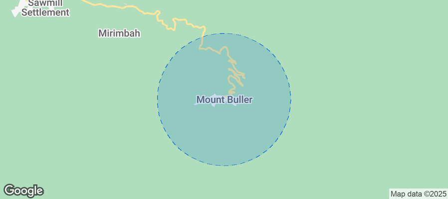 Map of Airbnb listings in Mount Buller