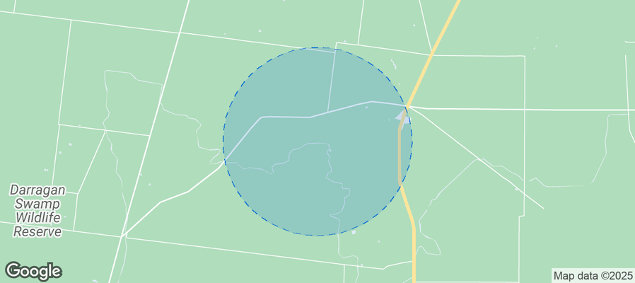 Map of Airbnb listings in Rural City of Horsham