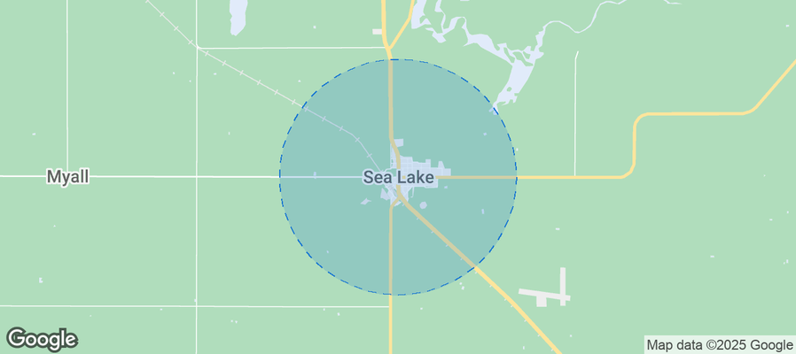 Map of Airbnb listings in Sea Lake