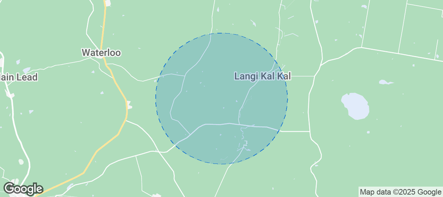 Map of Airbnb listings in Shire of Pyrenees
