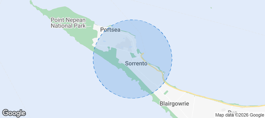 Sorrento Airbnb map