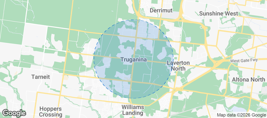 Truganina Airbnb map