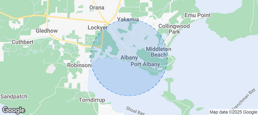 Map of Airbnb listings in Albany