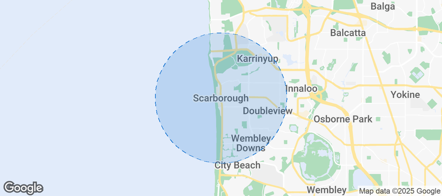 Map of Airbnb listings in Scarborough