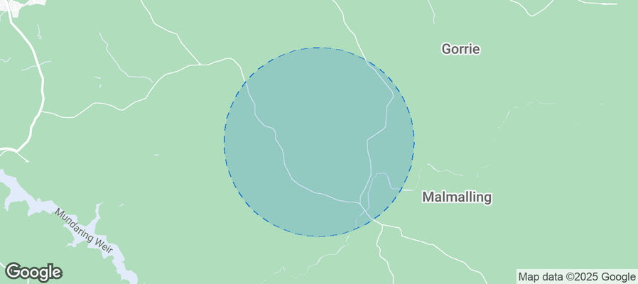 Map of Airbnb listings in Shire Of Mundaring