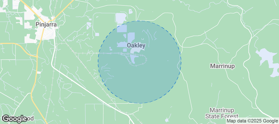 Map of Airbnb listings in Shire Of Murray