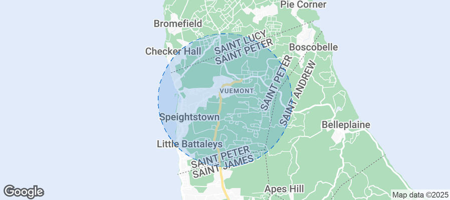 Map of Airbnb listings in Mount Brevitor