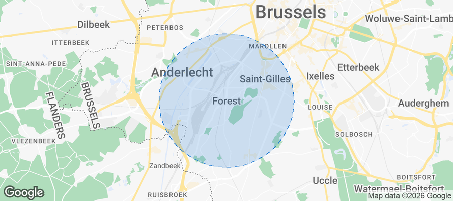 Vorst Airbnb map