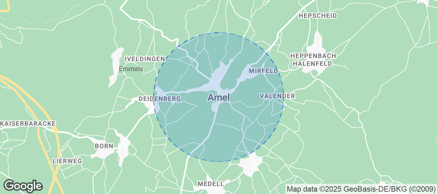Map of Airbnb listings in Amel