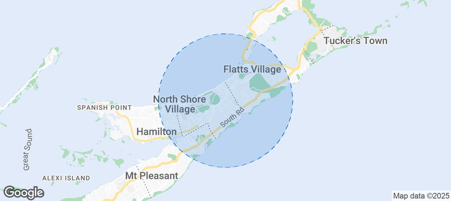 Map of Airbnb listings in Hamilton