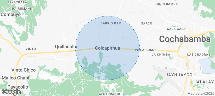 Colcapirhua Airbnb map