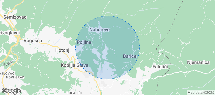 Map of Airbnb listings in Centar Municipality
