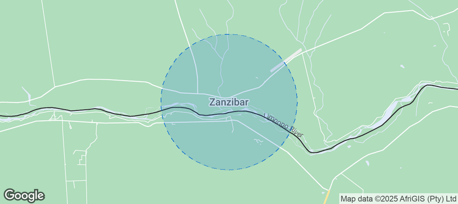 Map of Airbnb listings in Zanzibar