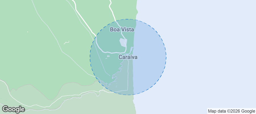 Caraiva Airbnb map