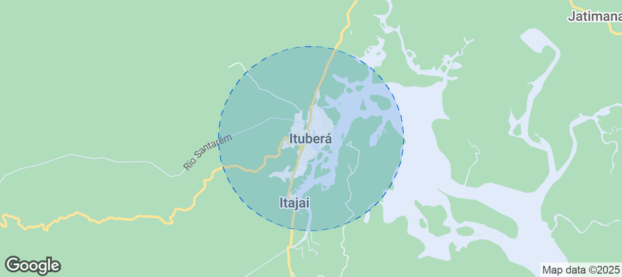 Map of Airbnb listings in Ituberá