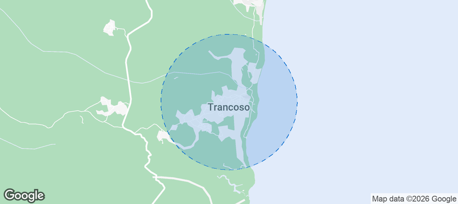 Trancoso Airbnb map