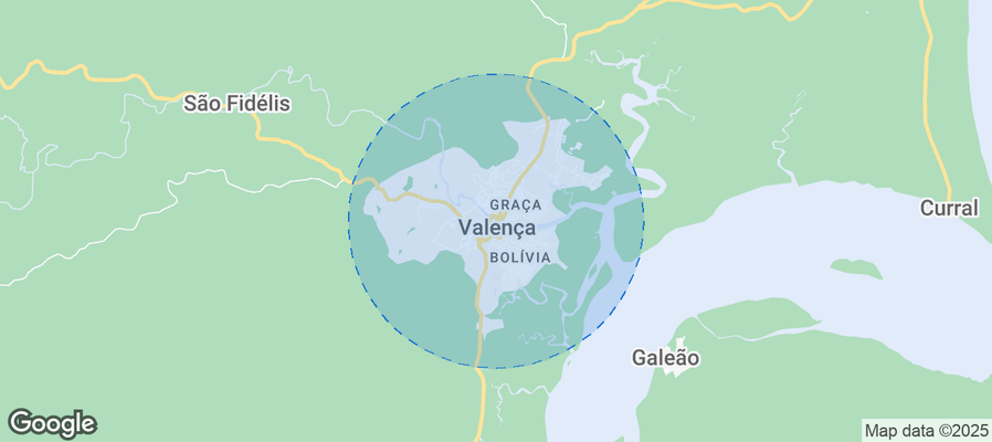 Map of Airbnb listings in Valença
