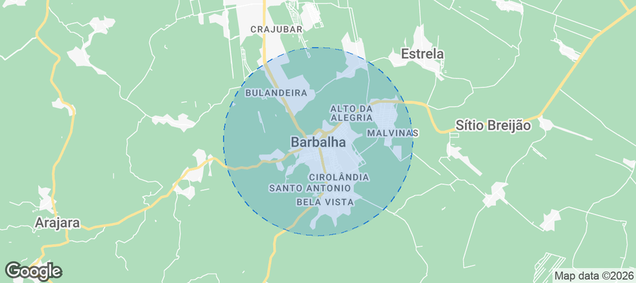 Barbalha Airbnb map