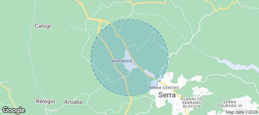 Map of Airbnb listings in Cariacica