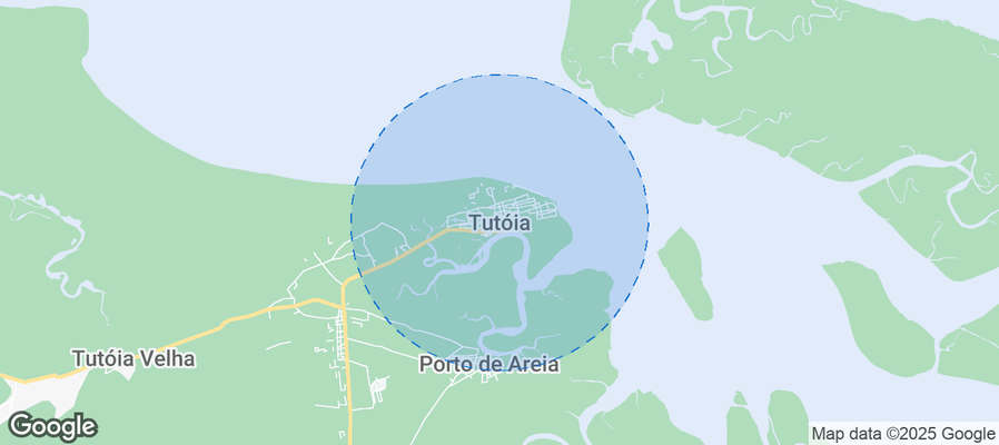 Map of Airbnb listings in Tutóia