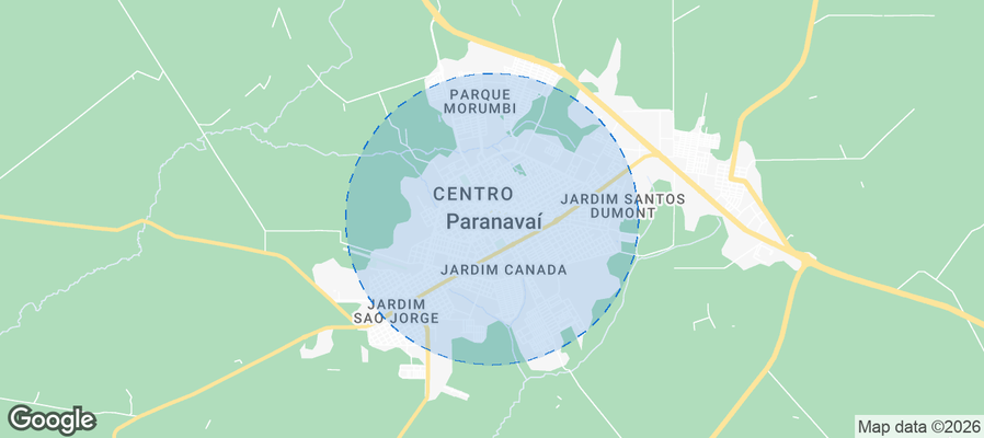 Paranavaí Airbnb map