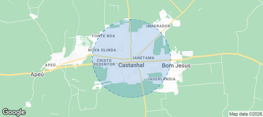 Castanhal Airbnb map