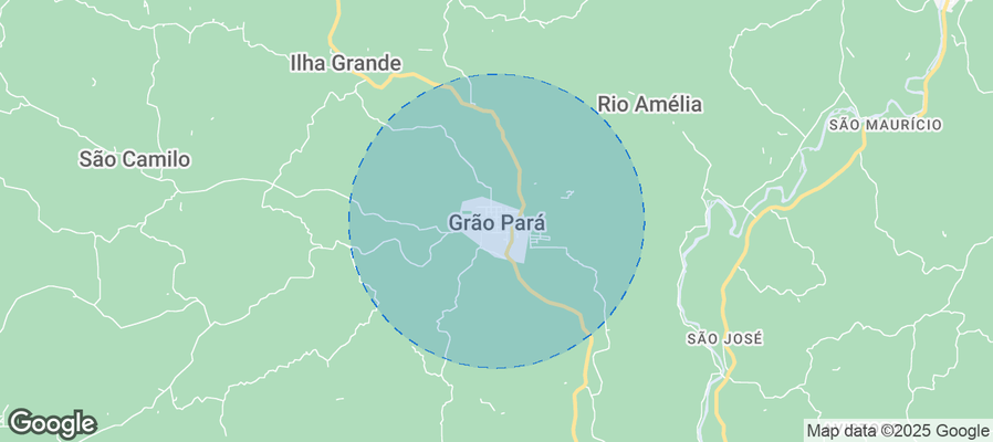 Map of Airbnb listings in Grão-Pará