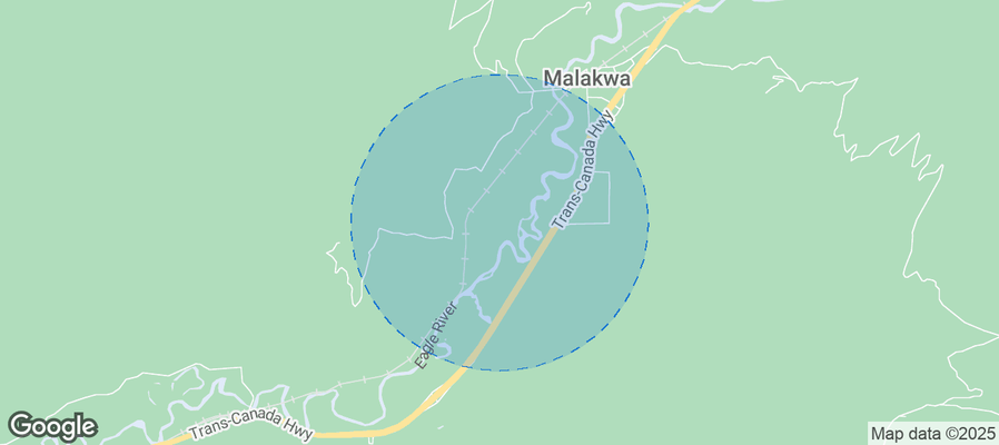 Map of Airbnb listings in Area E (Eagle River Valley)