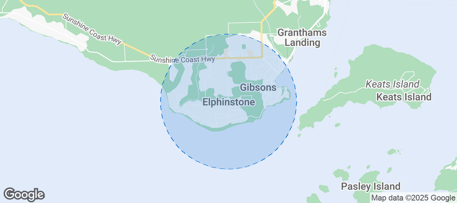 Map of Airbnb listings in Area E (Elphinstone)